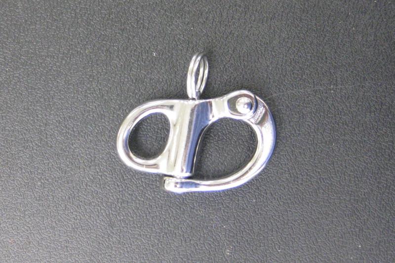 Small Stainless Steel Shackle - Fixed Eye